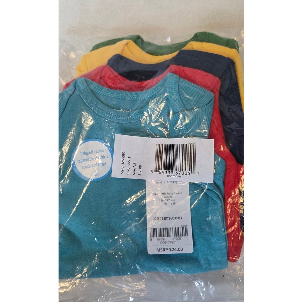 Carter's One Piece Newborn Bodysuits
